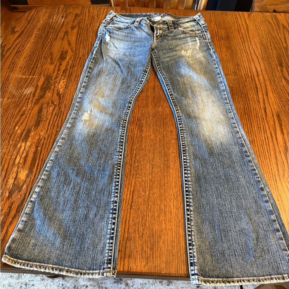 Silver Jeans Distressed Denim